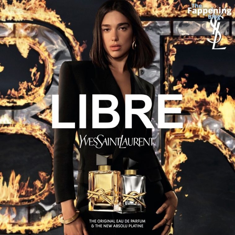 Dua Lipa Sexy - YSL Libre Perfume (9 Photos)