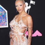 Doja Cat Flashes Her Nude Boobs in a See-Through Outfit at the 2023 MTV Video Music Awards (21 Photos)