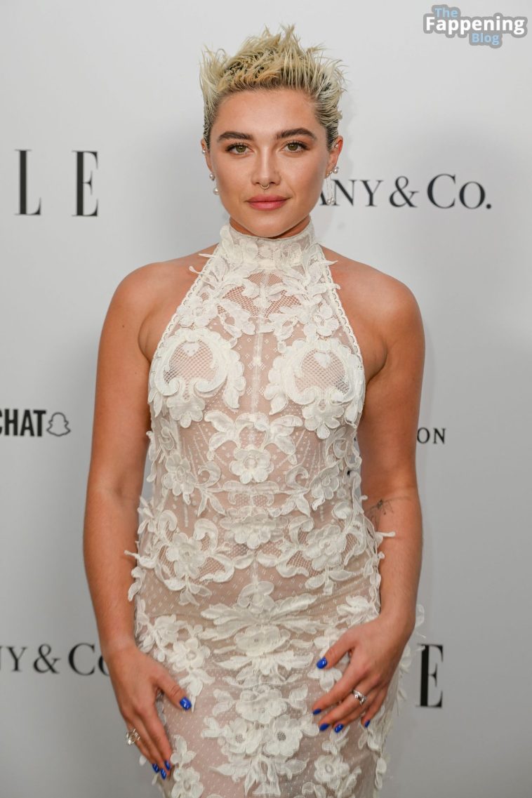 Florence Pugh Stuns in a See-Through White Dress at the ELLE Style Awards 2023 (58 Photos)