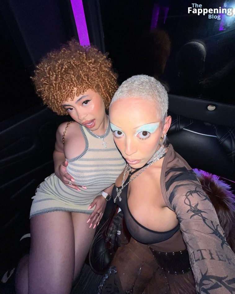 Ice Spice & Doja Cat Flash Their Nude Boobs (8 Photos)