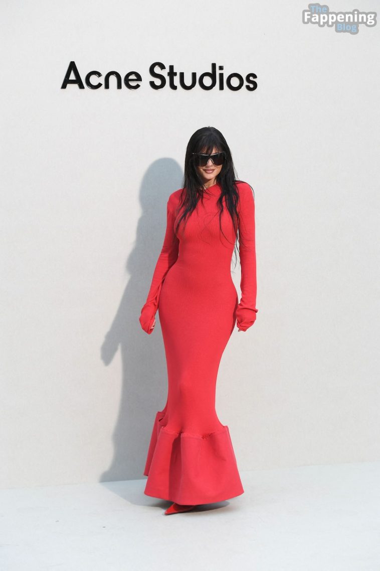 Kylie Jenner Stuns in Red at the Acne Studios Fashion Show (160 Photos)