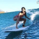 Nina Dobrev Looks Stunning While Surfing (14 Pics + Video)