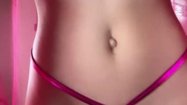 Christina Khalil Pink Micro Bikini Tease Onlyfans Video Leaked