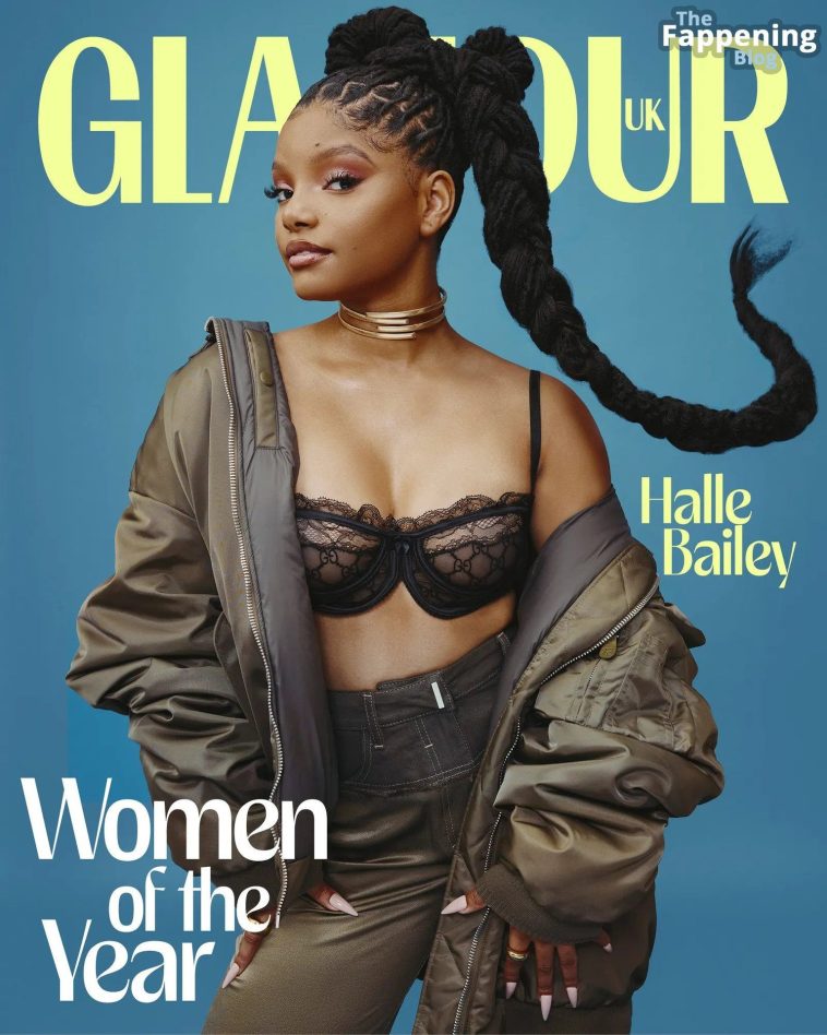 Halle Bailey Sexy - Glamour UK Magazine (9 Photos)