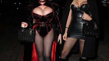 Jessica Alves Goes Out For Halloween in London (26 Photos)