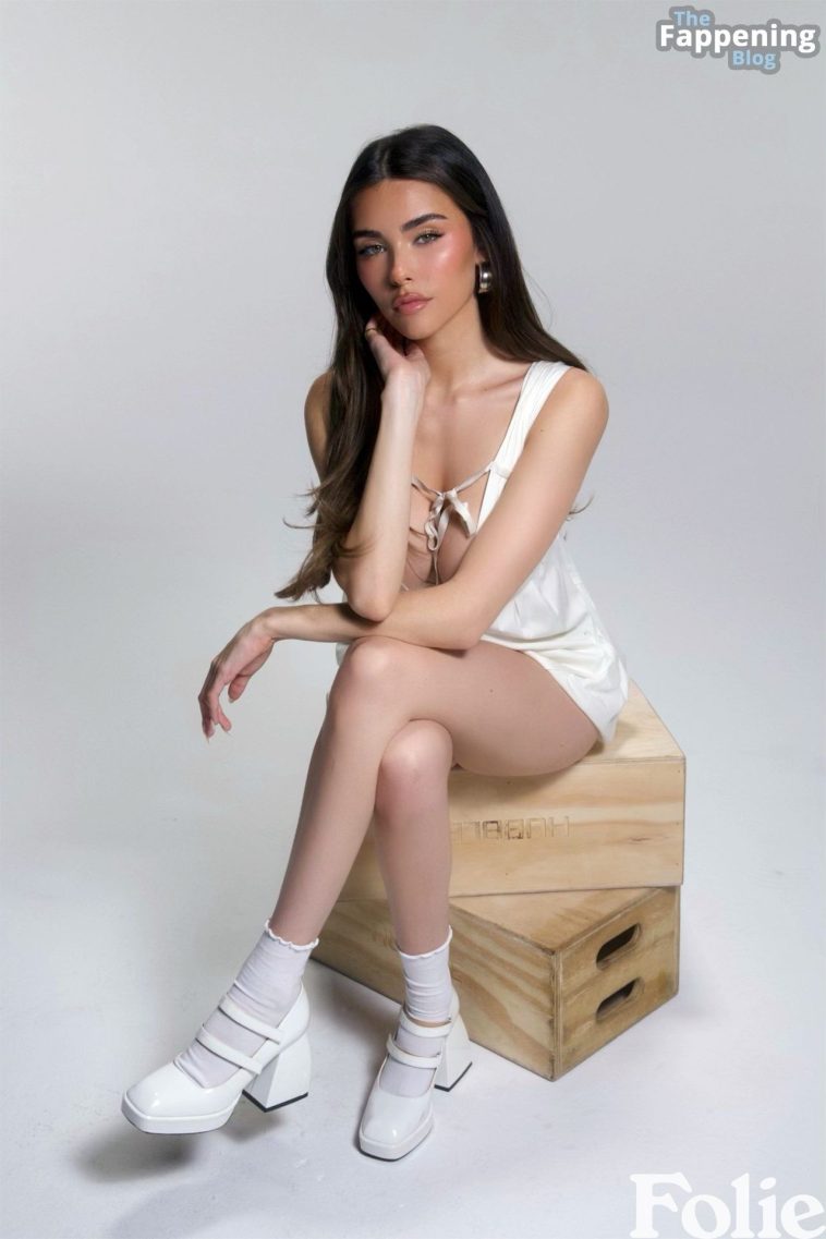Madison Beer Displays Her Sexy Legs & Cleavage for Folie Magazine (6 Photos)