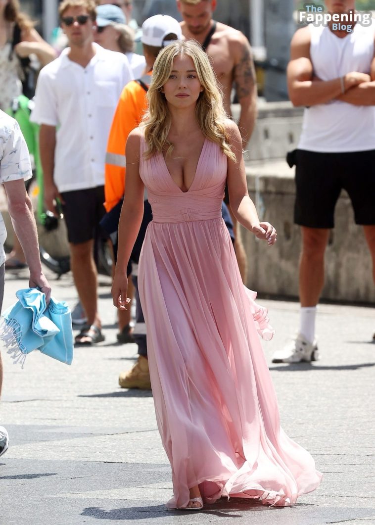 Sydney Sweeney Dazzles on Bondi Set in a Pink Gown (78 Photos)