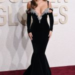 Haley Kalil Displays Nice Cleavage at the 81st Golden Globe Awards in Beverly Hills (13 Photos)