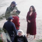 Jenna Dewan Wears a Red Bathing Suit and Black Cover Up on the Beach in Los Angeles (29 Photos)