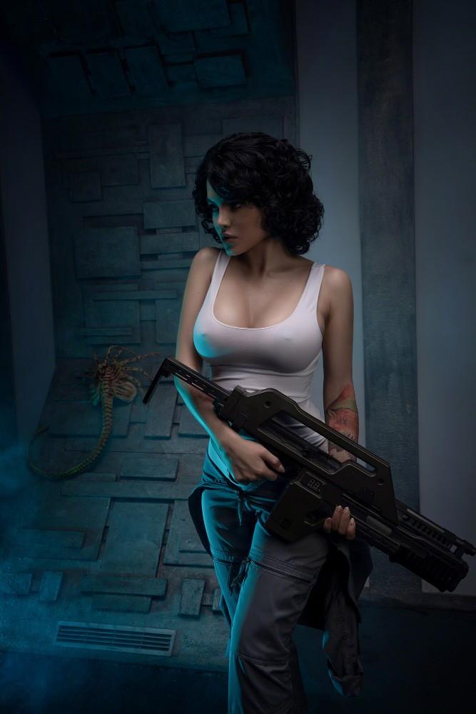 Kalinka Fox Ellen Ripley Cosplay OnlyFans Set Leaked