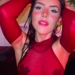 Andrea Botez Nipple Pasties Wet Bodysuit Video Leaked