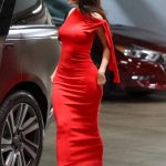 Kylie Jenner Shows Off Her Assets in a Red Dress at Sushi Park (65 Photos)