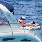 Aitana Relaxes with a Friend on a Yacht (38 Photos)