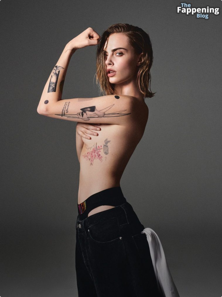 Cara Delevingne Sexy & Topless - Calvin Klein Pride Campaign (8 Photos)