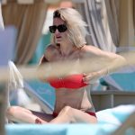 Michelle Hunziker Shows Off Her Sexy Body in a Red Bikini (61 Photos)