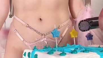 Amouranth Nude Birthday Slut Cake Onlyfans Video Leaked