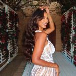 Maya Jama Looks Sexy in a White Dress (6 Photos)