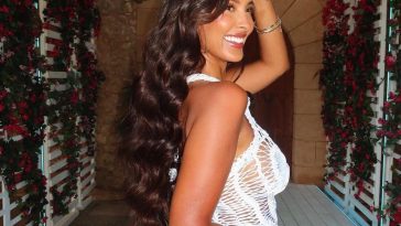 Maya Jama Looks Sexy in a White Dress (6 Photos)