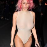 Bianca Censori Flashes Her Nude Boobs in Paris (57 Photos)