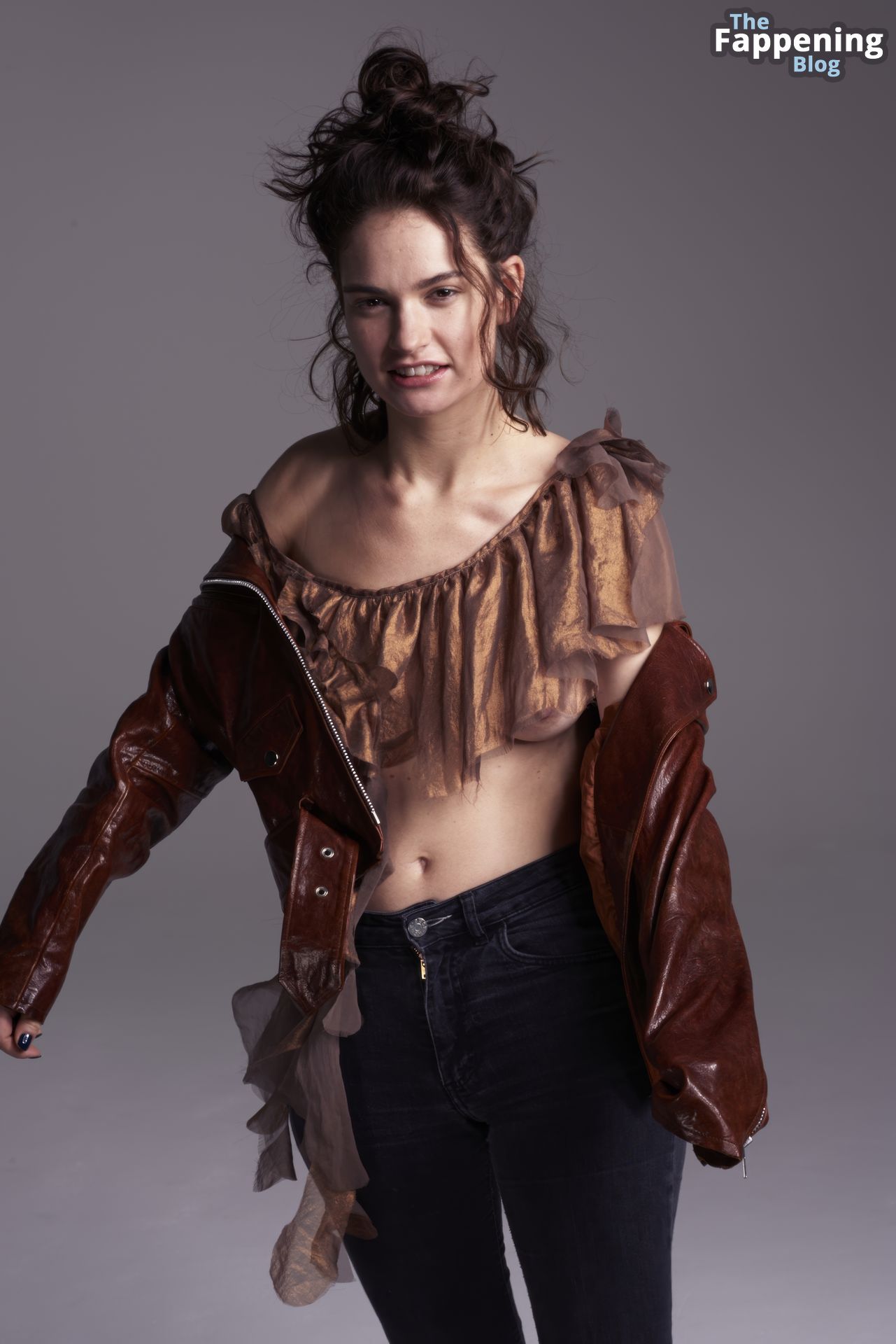 Lily James Nude & Sexy - Glamour Magazine (45 Outtake Photos)