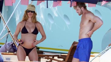 Nina Agdal & Logan Paul Celebrate July the 4th Independence Day in Capri (45 Photos)