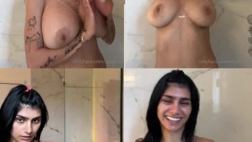 Mia Khalifa Nude Shower Livestream OnlyFans Video Leaked