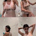 Mia Khalifa Nude Wet Tank Top OnlyFans Video Leaked