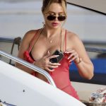 Ashley Stevenson & Marcus Jordan Enjoy a Day at Sea in Saint Tropez (12 Photos)