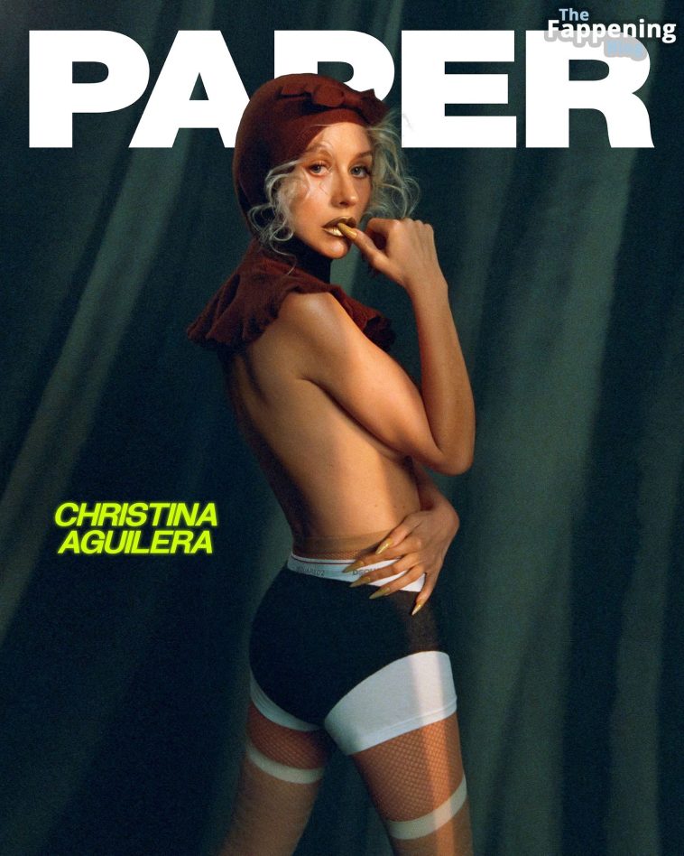 Christina Aguilera Sexy & Topless - Paper Magazine (17 Photos)