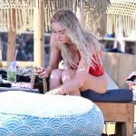 Katie McGlynn Stuns in a Red Bikini as She Hits the Beach in Greece with Ricky Raymen (32 Photos)