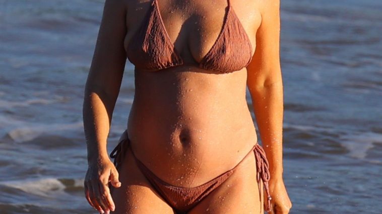 Renee Bargh Shows Off Her Growing Baby Bump in a Bikini (36 Photos)