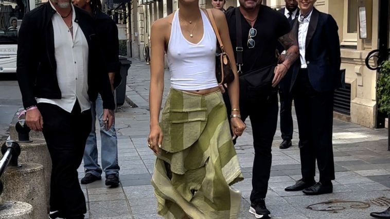 Zendaya Goes Bralessin Paris (30 Photos)