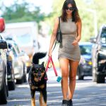 Emily Ratajkowski Looks Hot in a Mini Dress While Walking Her Dog in NYC (32 Photos)