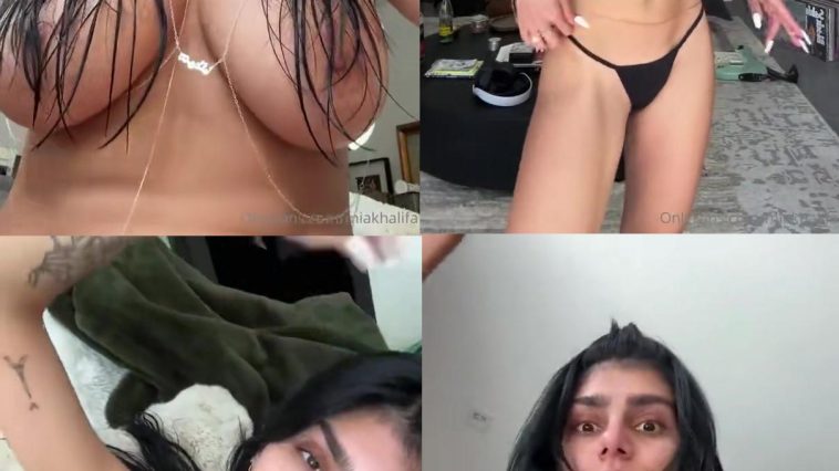 Mia Khalifa Nude Topless Livestream OnlyFans Video Leaked