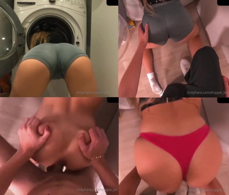 Trippie Bri Nude Laundry Doggy Style OnlyFans Video Leaked