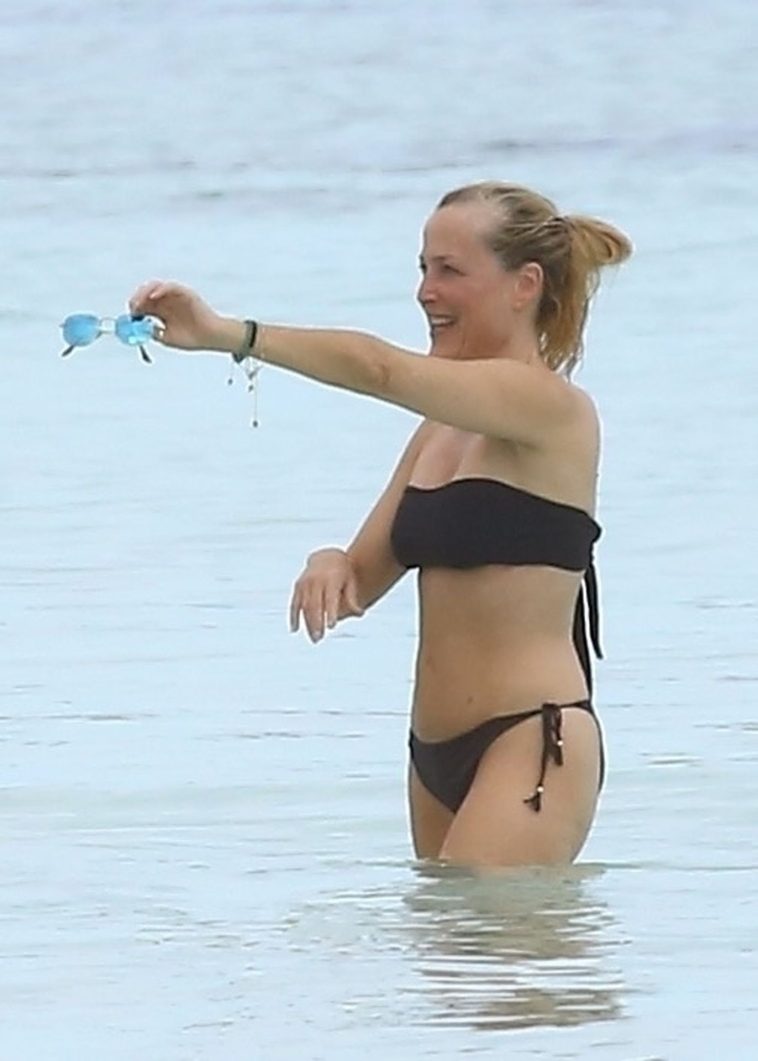 Gillian Anderson Shows Off Her Sexy Bikini Body on the Beach (31 Photos)