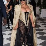 Lil’ Kim Flashes Her Areola as She Attends the Christian Siriano Fashion Show (32 Photos)