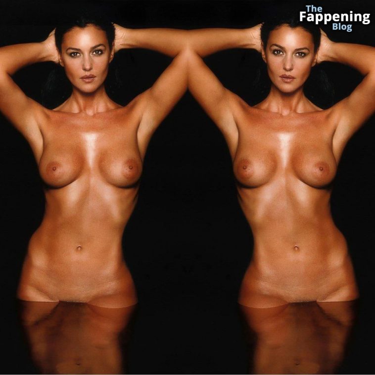 Monica Bellucci Nude (1 New Collage Photo)