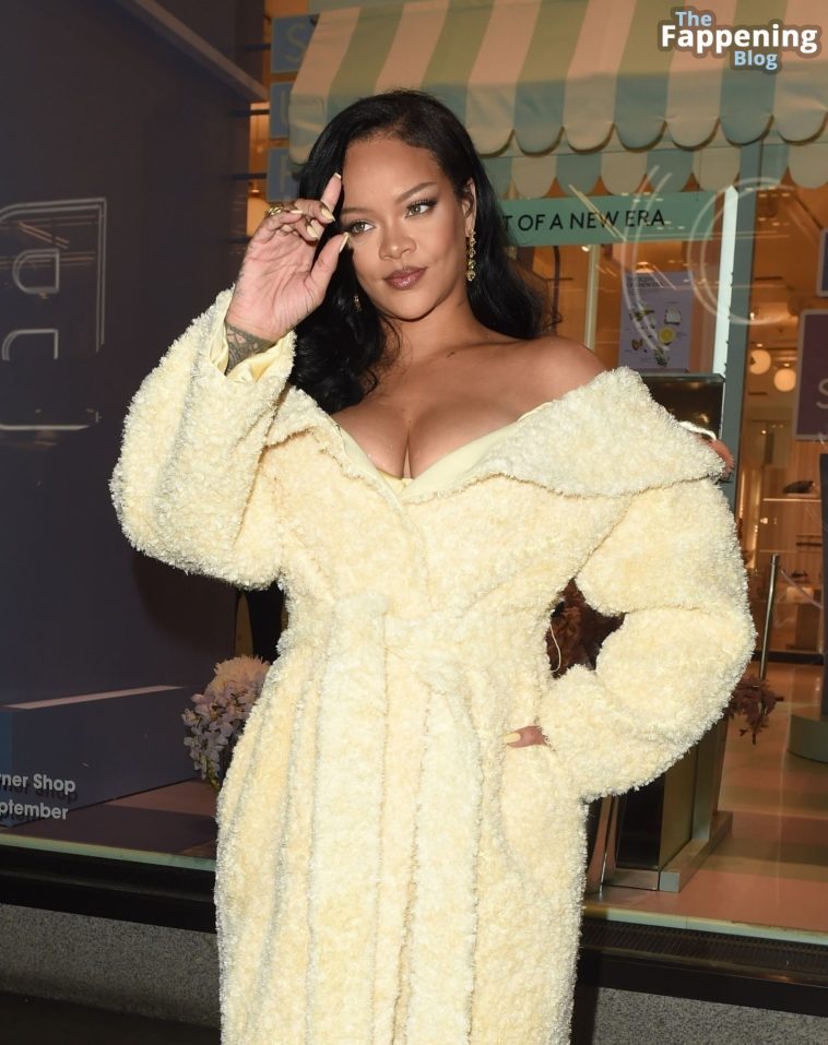 Rihanna Shows Off Nice Cleavage at the Fenty Hair Launch (114 Photos)