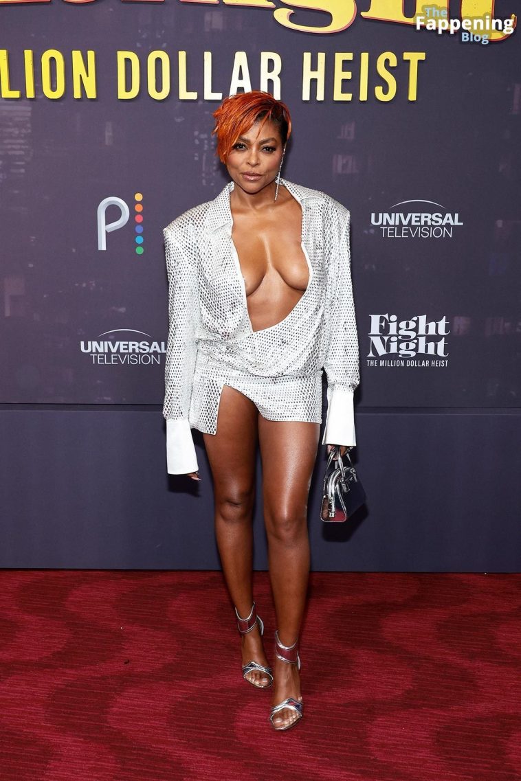 Taraji P. Henson Displays Her Sexy Boobs at the ‘Fight Night: The Million Dollar Heist’ Premiere (55 Photos)