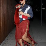 Rihanna is Seen in a Sheer Skirt at The Nice Guy (29 Photos)