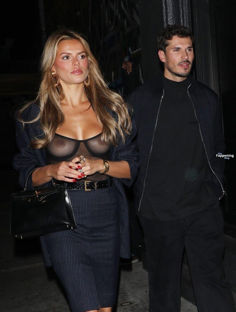 Brooks Nader Shows Off Her Nude Tits as She Grabs Dinner with Gleb Savchenko (50 Photos)