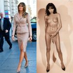 Melania Trump Nude (1 Collage Photo)